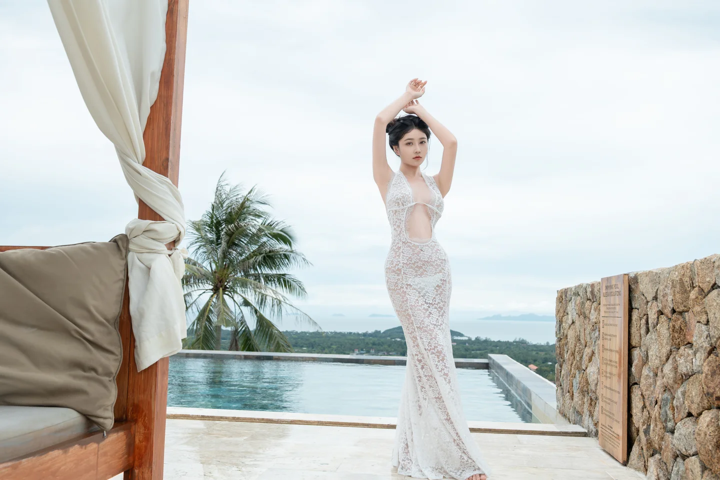 年年 - 白色连衣裙 [73P-314MB] tg@simisebaisi 【丝足阁】015.webp